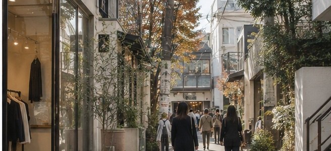 Illustrative Tokyo atmosphere: Harajuku walk